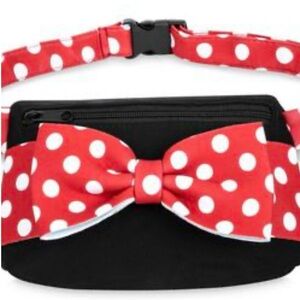 Disney Minnie Mouse Purse With Belt & Bow Polka Dot
